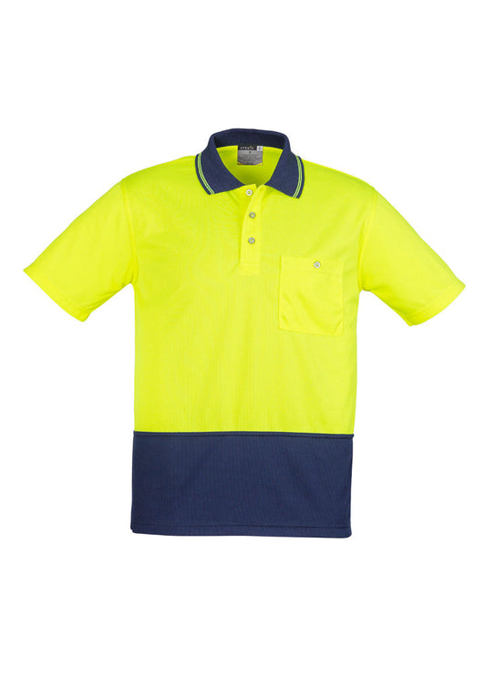 SYZMIK Unisex Hi Vis Basic Short Sleeve Polo ZH231