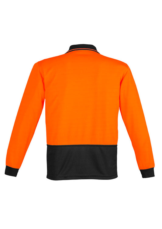 SYZMIK Unisex Hi Vis Basic Long Sleeve Polo ZH232
