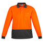 SYZMIK Unisex Hi Vis Basic Long Sleeve Polo ZH232