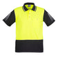 SYZMIK Mens Hi Vis Zone Short Sleeve Polo ZH236