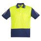 SYZMIK Mens Hi Vis Zone Short Sleeve Polo ZH236