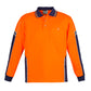 SYZMIK Mens Hi Vis Squad Long Sleeve Polo ZH238