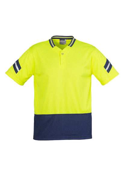 SYZMIK Mens Hi Vis Astro Short Sleeve Polo ZH245