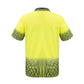 SYZMIK Mens Hi Vis Tracks Short Sleeve Polo ZH300