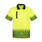SYZMIK Mens Hi Vis Tracks Short Sleeve Polo ZH300