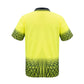SYZMIK Mens Hi Vis Tracks Short Sleeve Polo ZH300