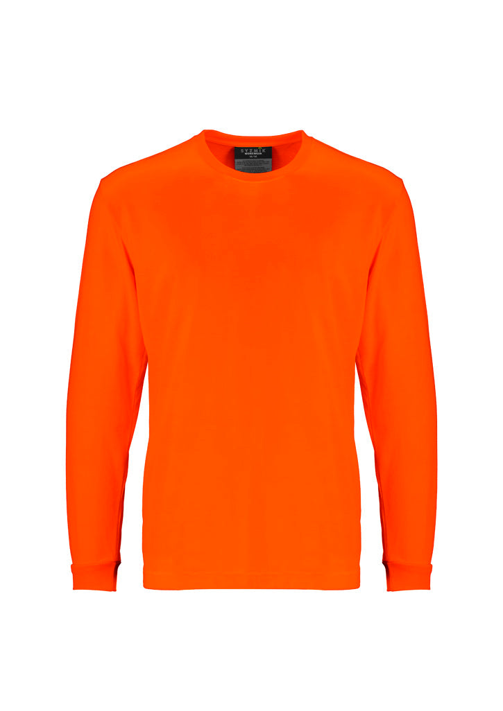SYZMIK Mens Hi Vis Long Sleeve Tee ZH390