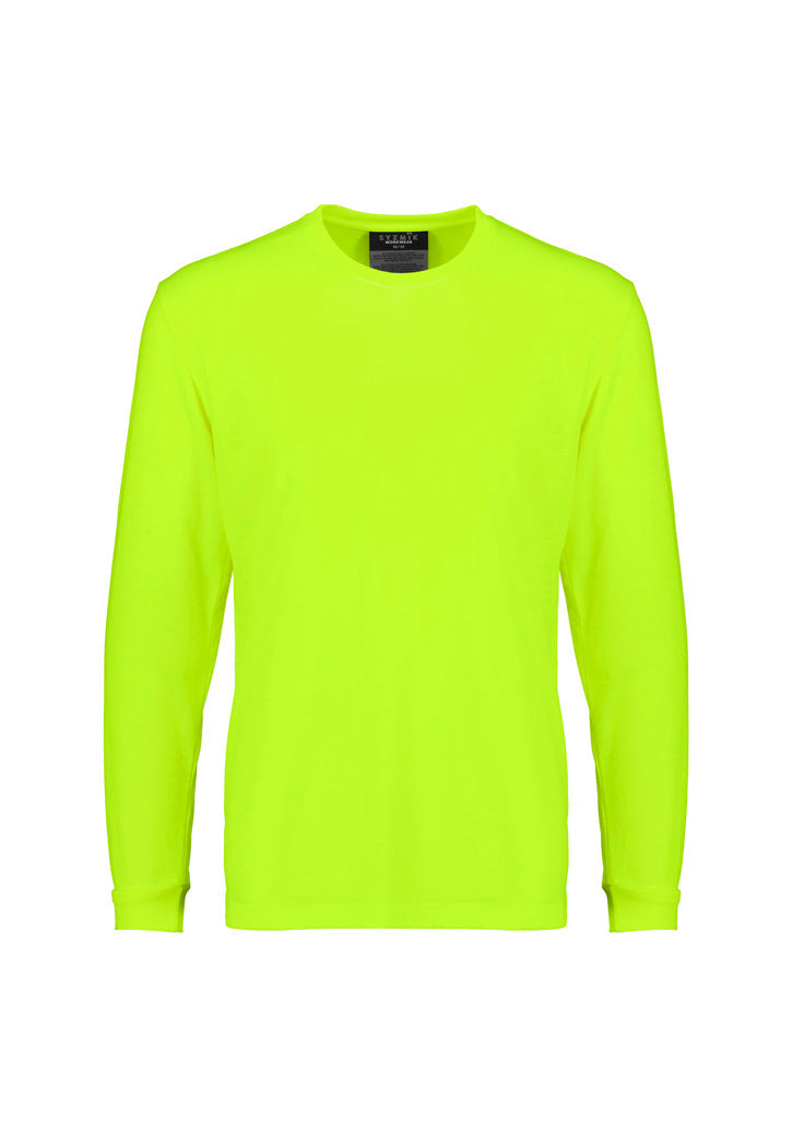 SYZMIK Mens Hi Vis Long Sleeve Tee ZH390