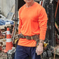 SYZMIK Mens Hi Vis Long Sleeve Tee ZH390