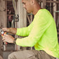 SYZMIK Mens Hi Vis Long Sleeve Tee ZH390