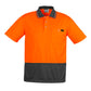 SYZMIK Mens Hi Vis Comfort Back Short Sleeve Polo ZH415