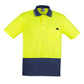 SYZMIK Mens Hi Vis Comfort Back Short Sleeve Polo ZH415