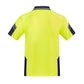 SYZMIK Mens Hi Vis Reinforced Squad Short Sleeve Polo ZH465