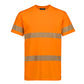 SYZMIK Mens Hi Vis Segmented Tape Cotton Tee ZH510