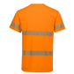 SYZMIK Mens Hi Vis Segmented Tape Cotton Tee ZH510