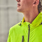 SYZMIK Unisex Super Light Segmented Tape Packable Rain Jacket ZJ560