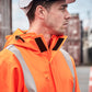 SYZMIK Mens Hi Vis X Back Heavy Duty Waterproof Jacket ZJ620-AU