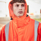 SYZMIK Mens Hi Vis X Back Heavy Duty Waterproof Jacket ZJ620-AU