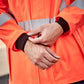 SYZMIK Mens Hi Vis X Back Heavy Duty Waterproof Jacket ZJ620-AU