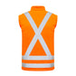 SYZMIK Unisex Hi Vis X Back 2 In 1 Softshell Jacket ZJ680