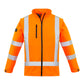 SYZMIK Womens Hi Vis NSW Rail X Back 2 In 1 Softshell Jacket ZJ770