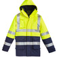 SYZMIK Mens Orange Flame Arc Rated Antistatic Waterproof Jacket ZJ900