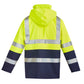 SYZMIK Mens Orange Flame Arc Rated Antistatic Waterproof Jacket ZJ900