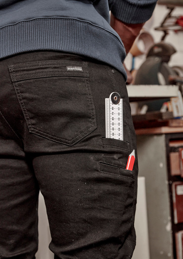 SYZMIK Mens Streetworx Stretch Jean ZP540