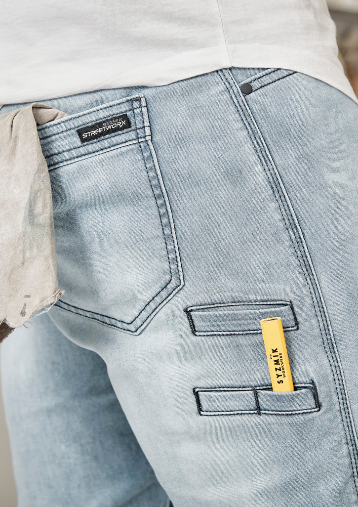 SYZMIK Mens Streetworx Stretch Jean ZP540