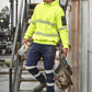 SYZMIK Mens Essential Stretch Taped Cargo Pant - Cuffed ZP935