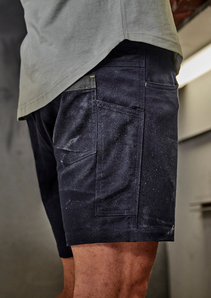 SYZMIK Mens Rugged Cooling Stretch Short Short ZS607
