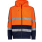 SYZMIK Unisex Hi Vis Full Zip Stretch Taped Hoodie ZT486
