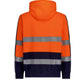 SYZMIK Unisex Hi Vis Full Zip Stretch Taped Hoodie ZT486