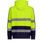 SYZMIK Unisex Hi Vis Full Zip Stretch Taped Hoodie ZT486