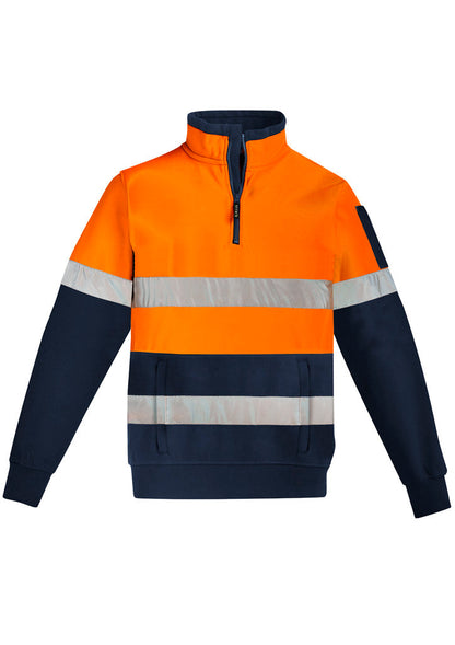 SYZMIK Unisex Hi Vis 1/4 Zip Pullover - Hoop Taped ZT567