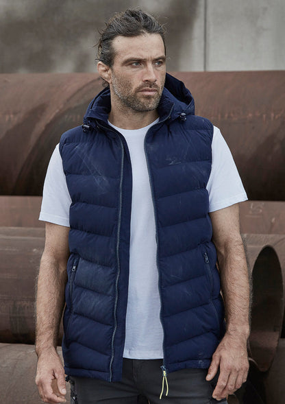 SYZMIK Unisex Streetworx Hooded Puffer Vest ZV245