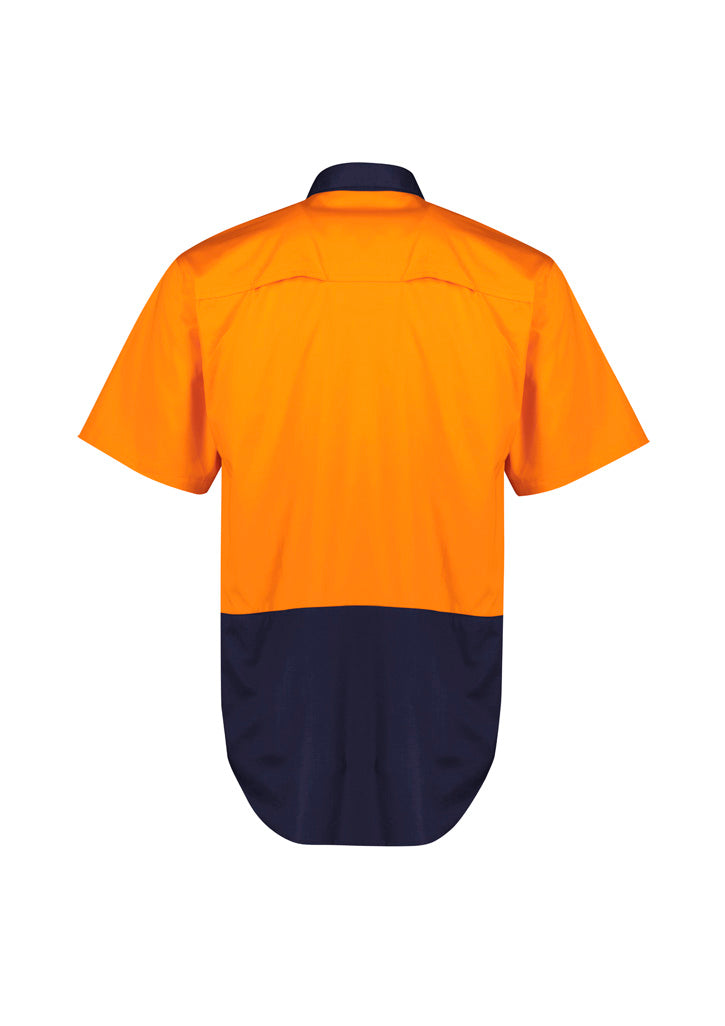 SYZMIK Mens Hi Vis Short Sleeve Shirt ZW115