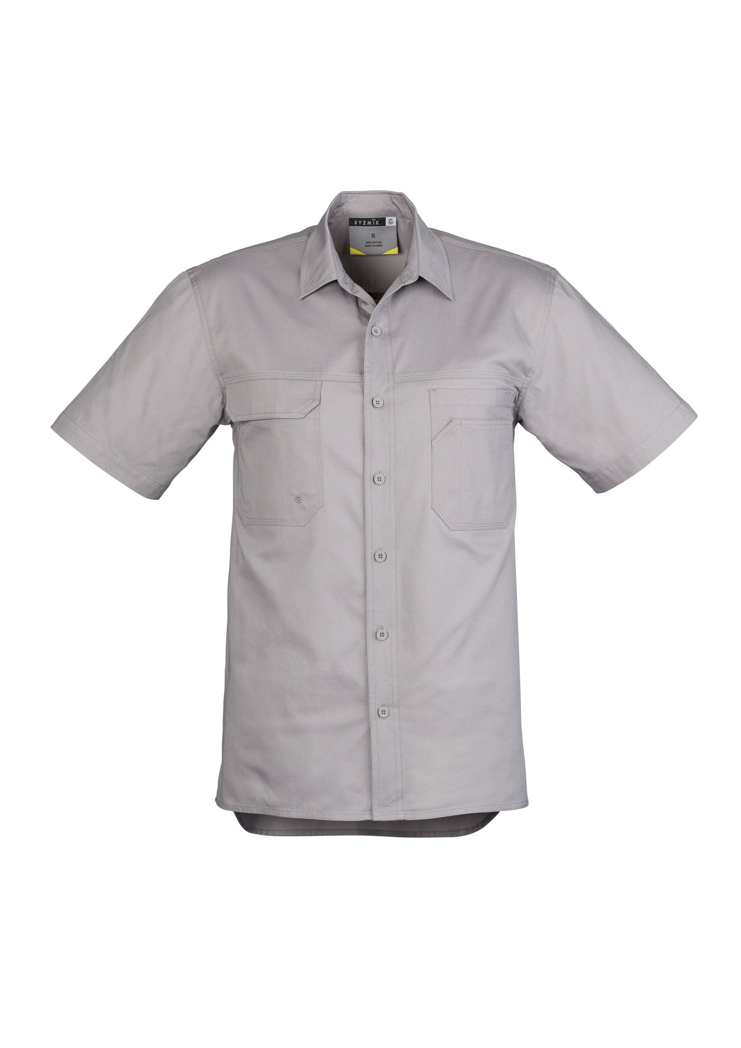 SYZMIK Mens Lightweight Tradie Short Sleeve Shirt ZW120