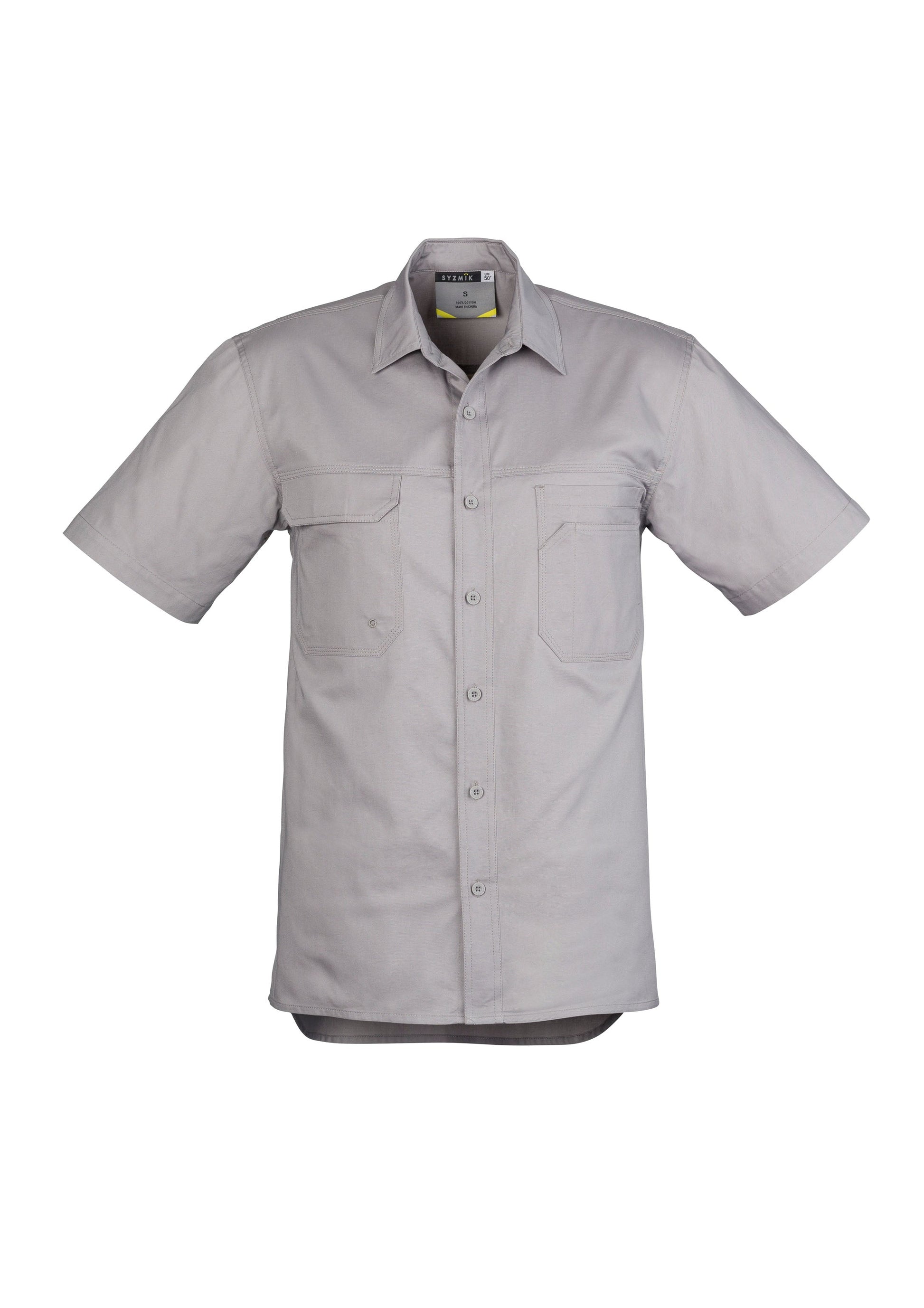 SYZMIK Mens Lightweight Tradie Short Sleeve Shirt ZW120