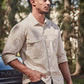 SYZMIK Mens Lightweight Tradie Long Sleeve Shirt ZW121