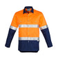 SYZMIK Mens Industrial Long Sleeve Shirt - Hoop Taped ZW123