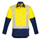SYZMIK Mens Industrial Long Sleeve Shirt - Shoulder Taped ZW124