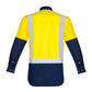 SYZMIK Mens Industrial Long Sleeve Shirt - Shoulder Taped ZW124