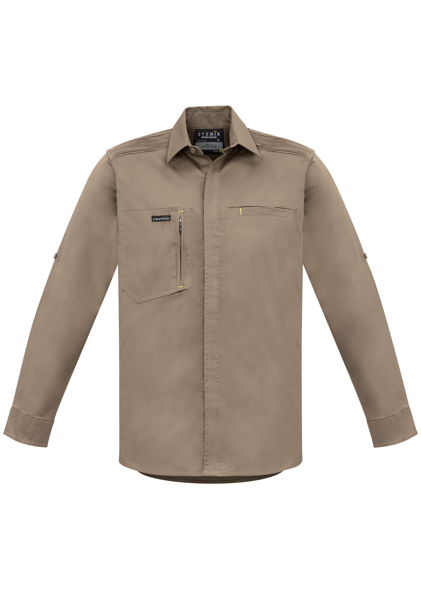 SYZMIK Mens Streetworx L/S Stretch Shirt ZW350