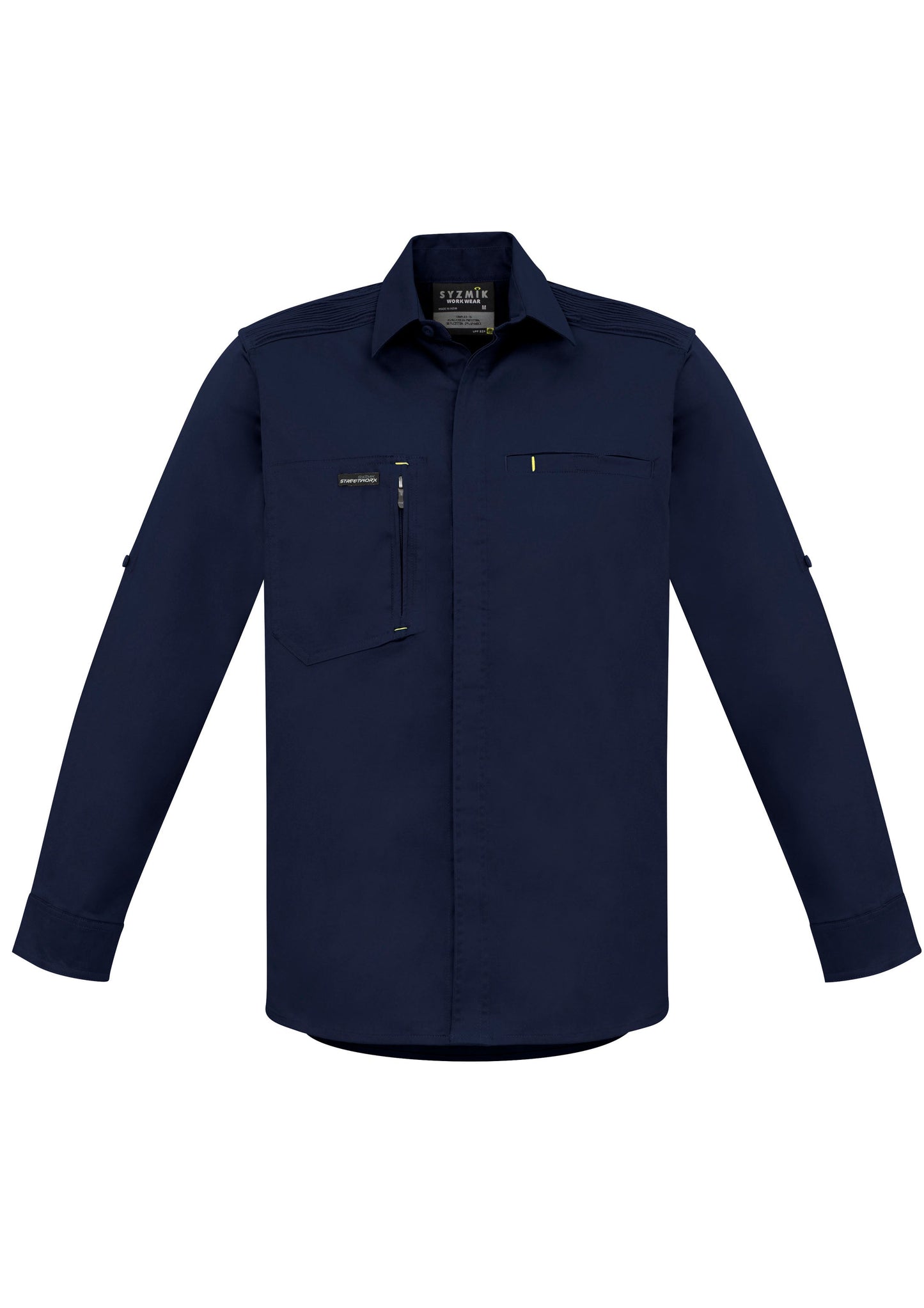 SYZMIK Mens Streetworx L/S Stretch Shirt ZW350