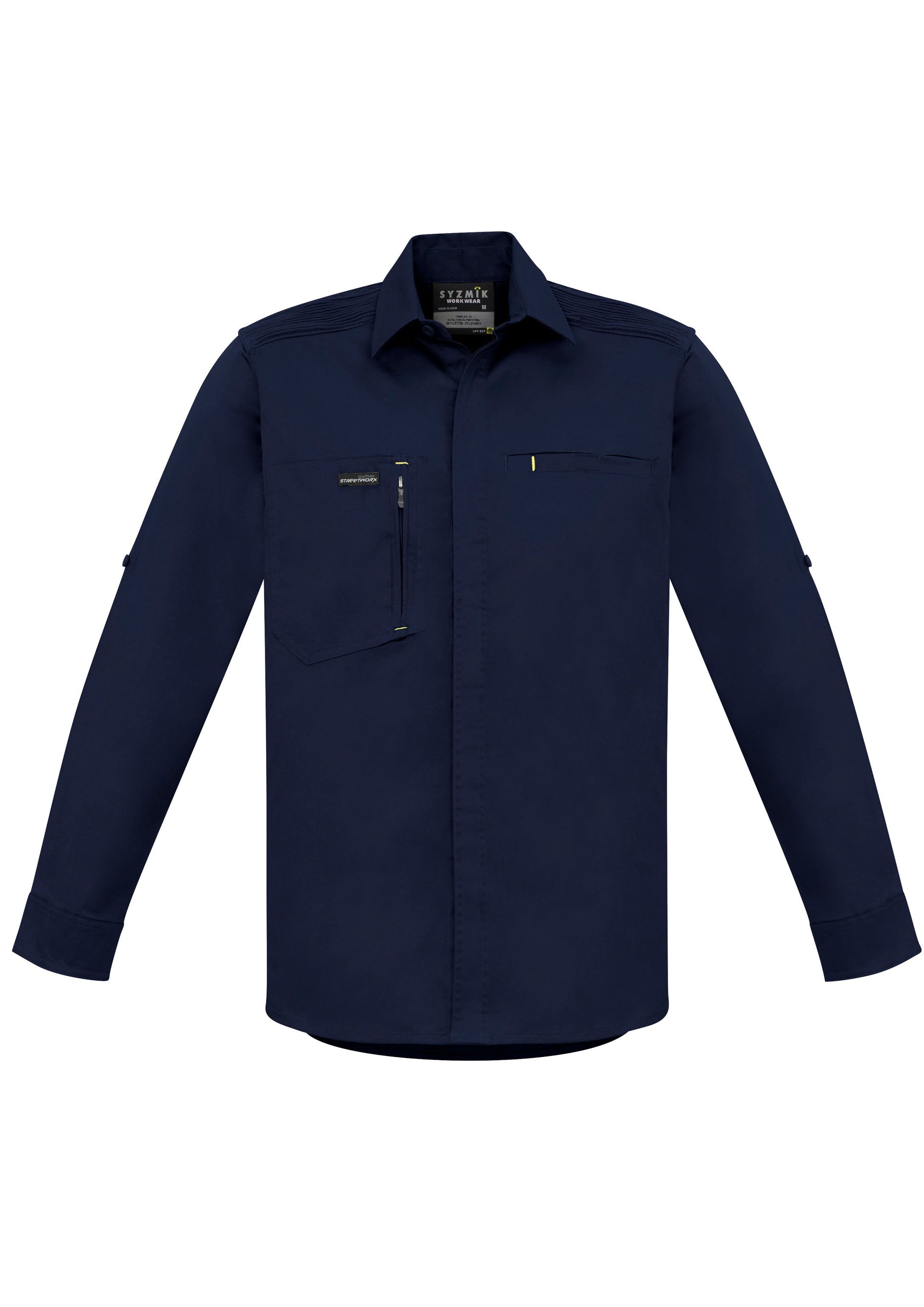 SYZMIK Mens Streetworx L/S Stretch Shirt ZW350