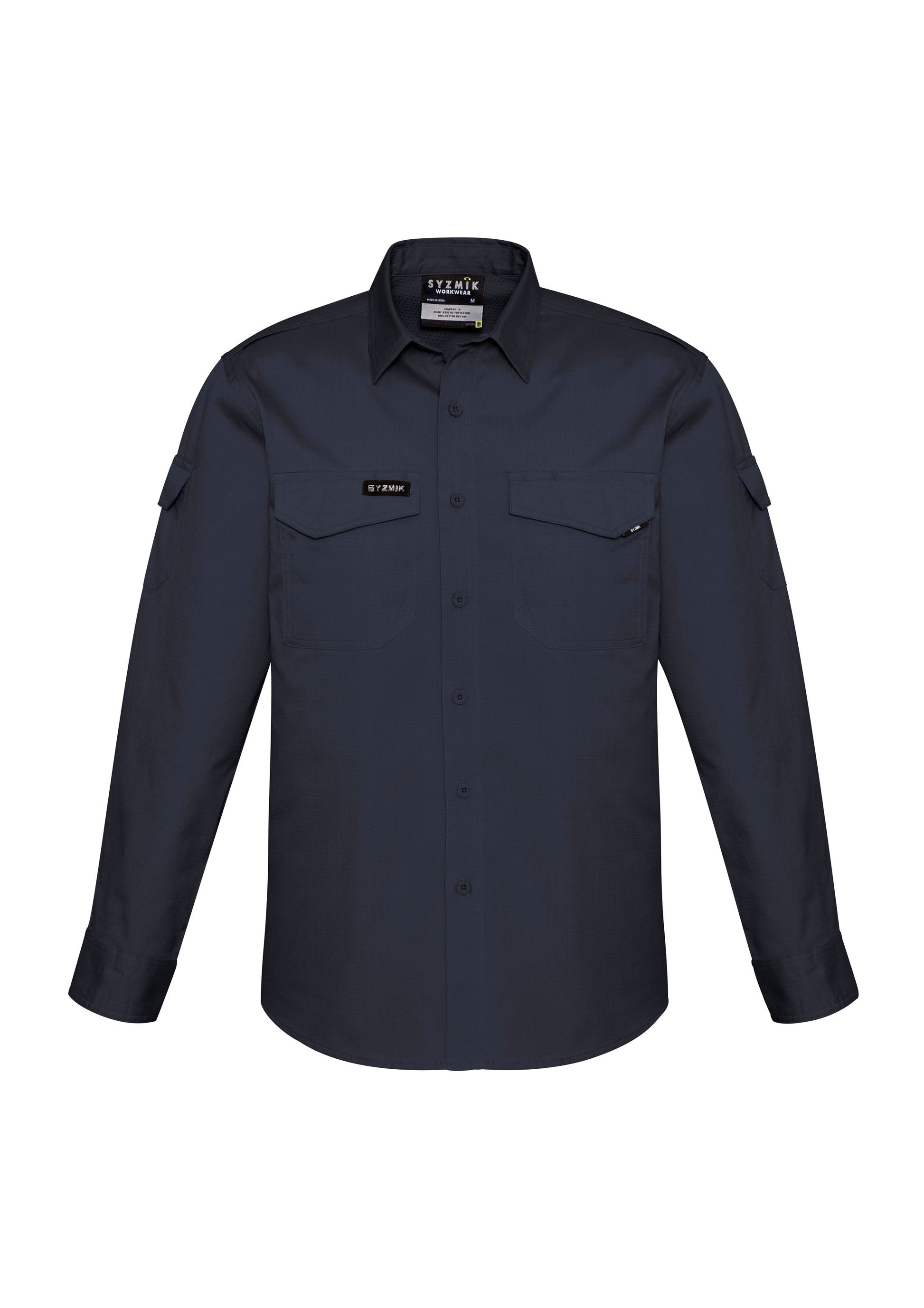 SYZMIK Mens Rugged Cooling Long Sleeve Shirt ZW400