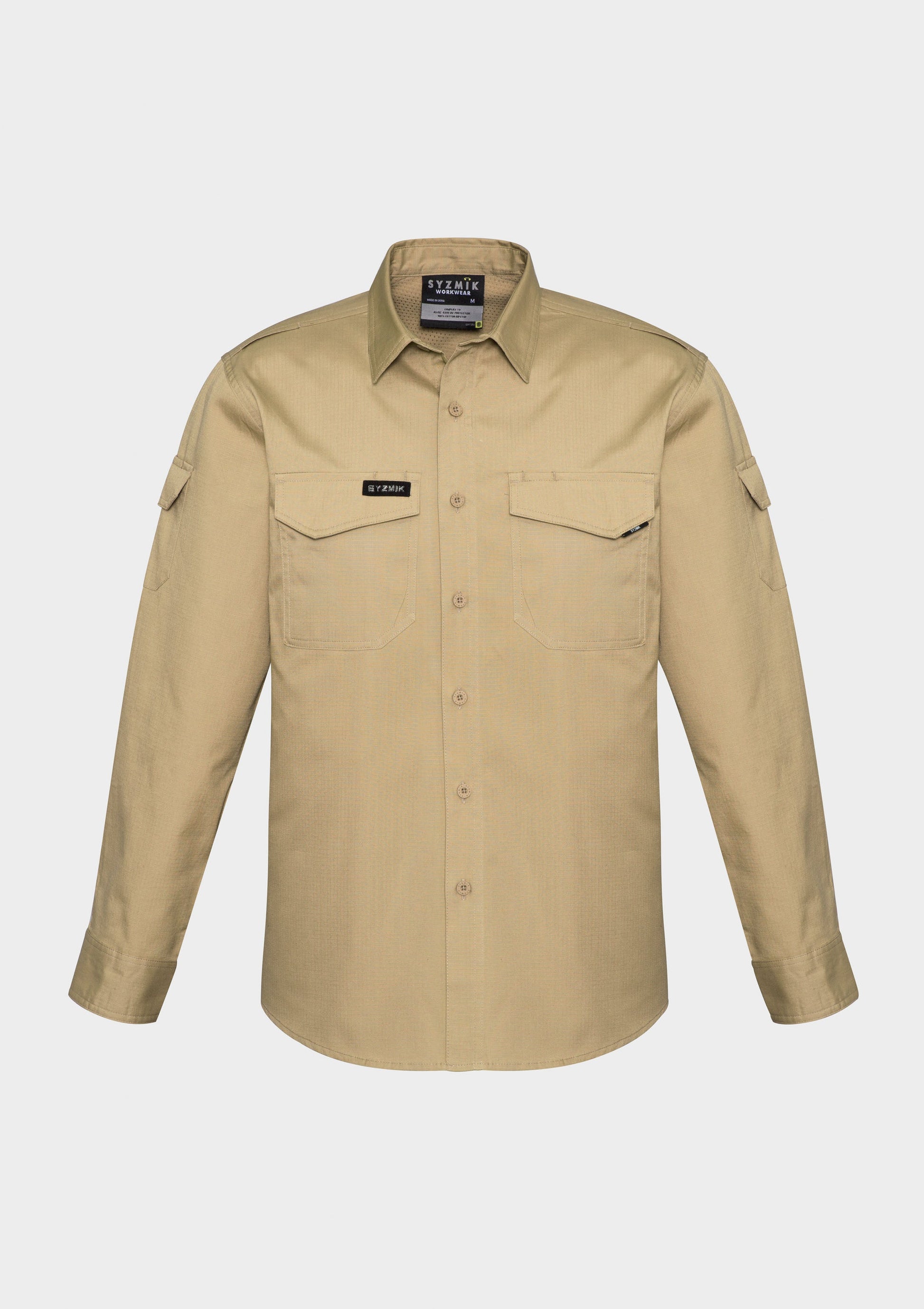 SYZMIK Mens Rugged Cooling Long Sleeve Shirt ZW400