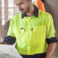 SYZMIK Mens Hi Vis Outdoor Long Sleeve Shirt ZW468