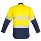 SYZMIK Mens Closed Front Long Sleeve Shirt - Hoop Taped ZW550